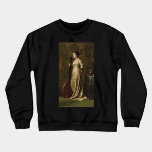 Girl With a Lute by Elihu Vedder Crewneck Sweatshirt